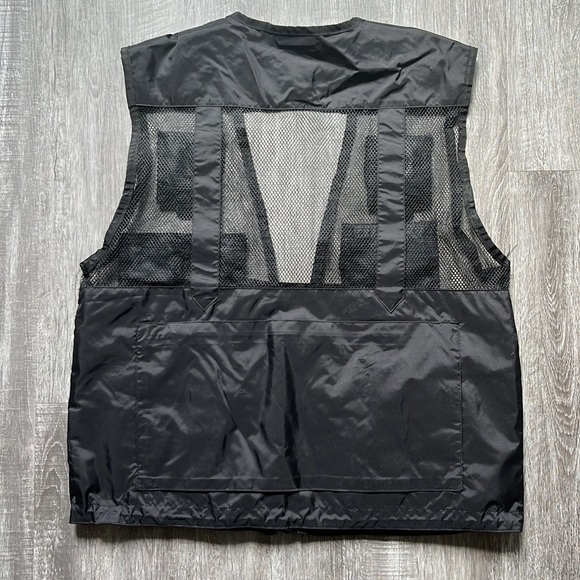 Black Nylon Rothco Recon Vest Size M - Picture 6 of 6